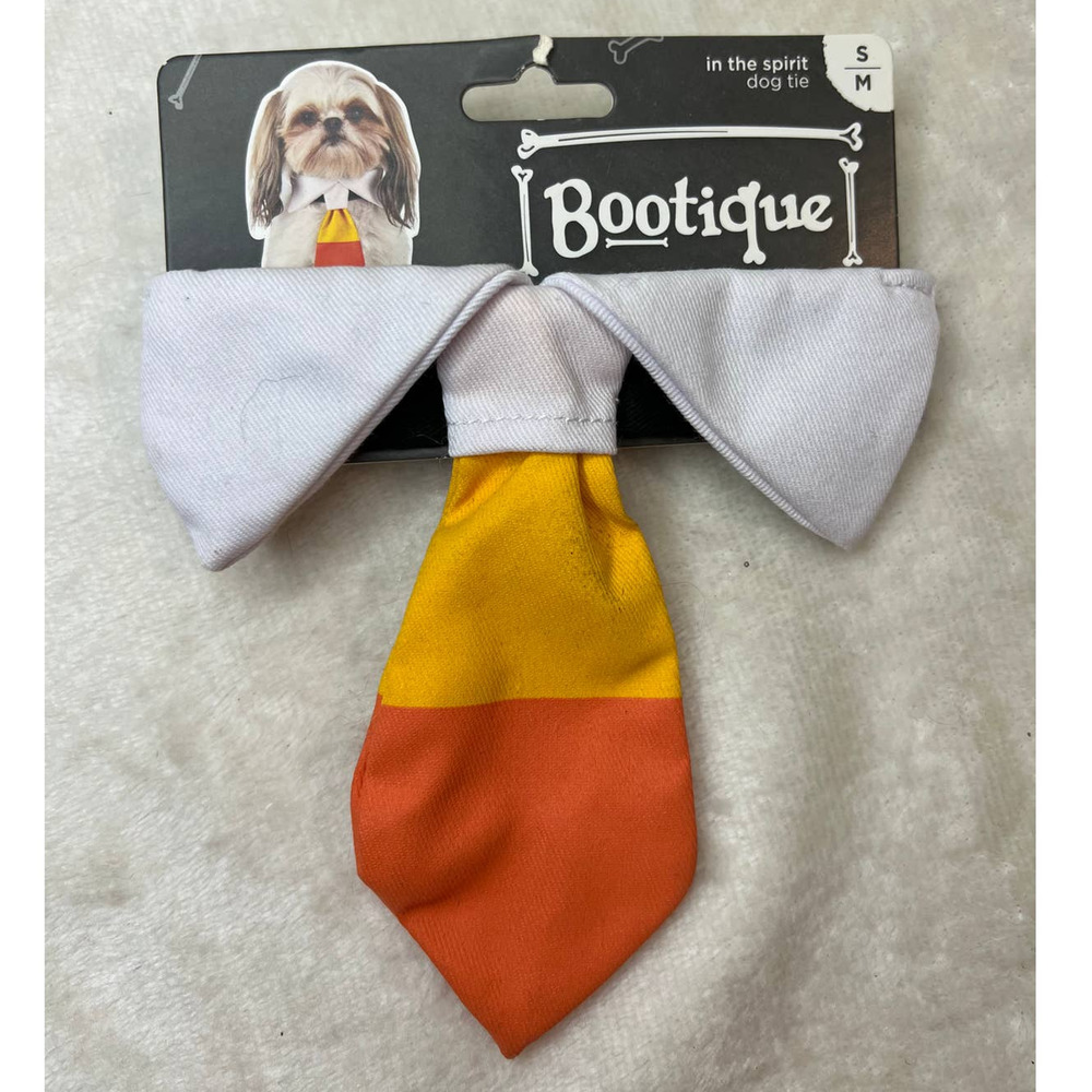 Bootique Pet Candy Corn Tie and Collar S/M